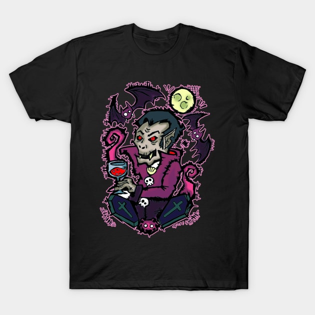 Dracula T-Shirt by sevencrow